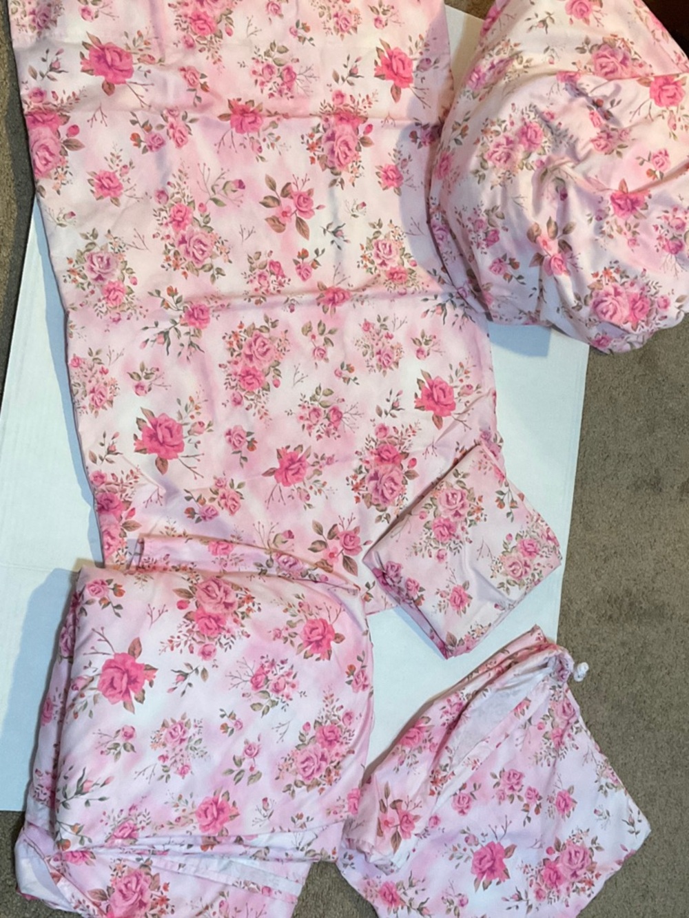 Dolls Kill Pink Floral Sheet Set